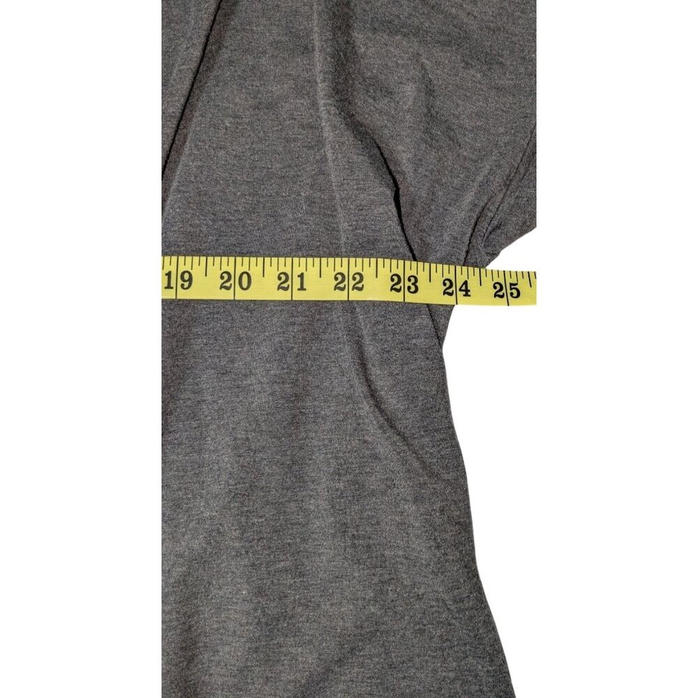 Eileen Fisher Womens Charcoal Gray Open Front Cardigan Pockets XL Relaxed Fit Li - Picture 5 of 11